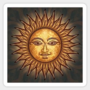 SUN FACE Sticker